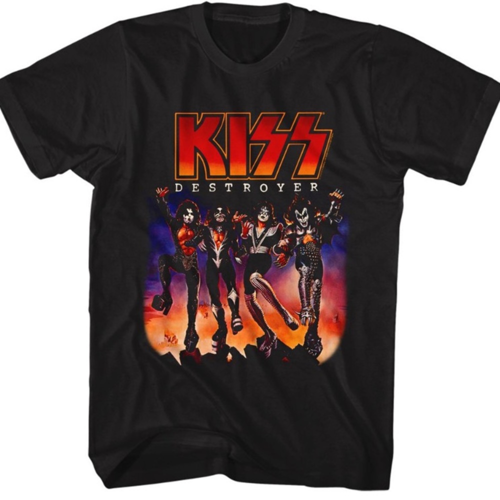 Kiss Destroyer Band‎ T-Shirt